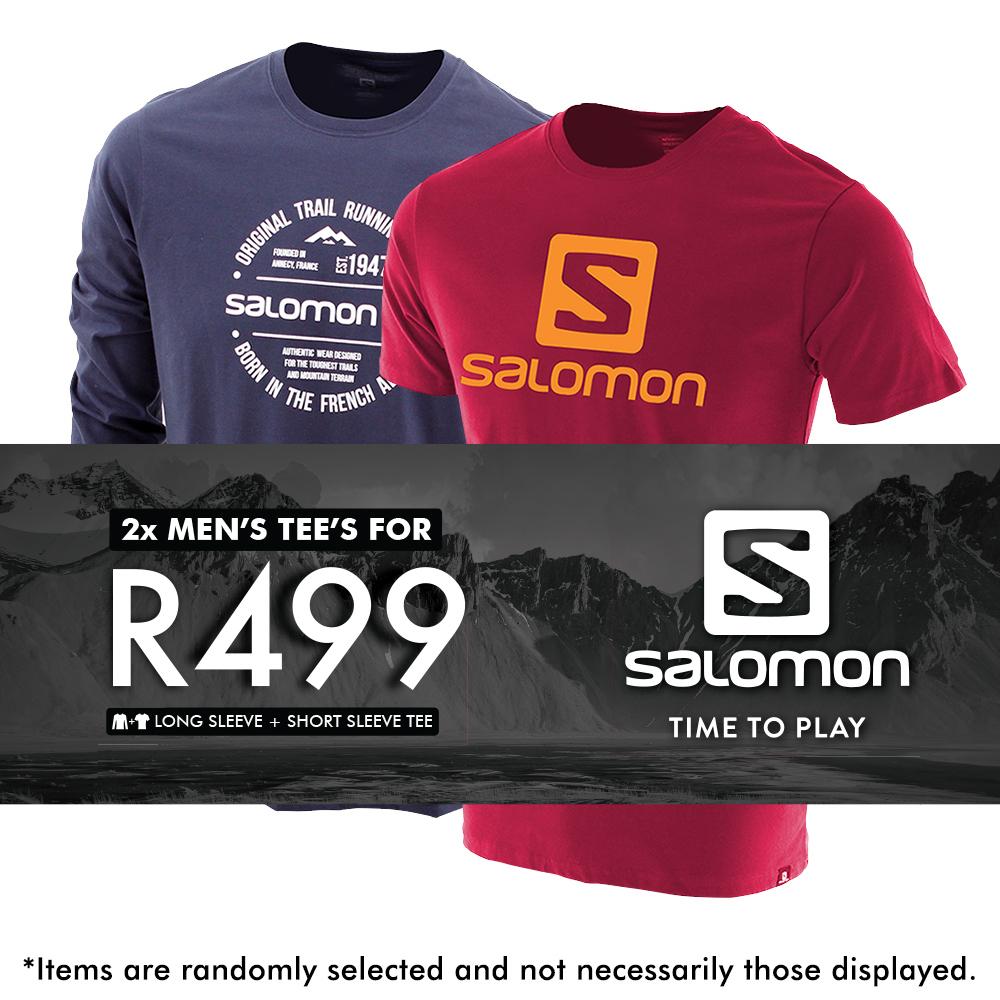 Salomon RETAIL MEN SS AND LS 2 PACK TEES Camisetas Hombre - Multicolor - Colombia (19485-YFKR)